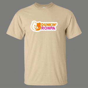DUNKIN ROPA ANIME COFFEE DOUGHNUTS PARODY QUALITY SHIRT