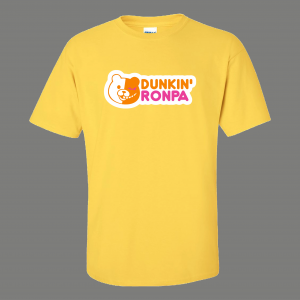 DUNKIN ROPA ANIME COFFEE DOUGHNUTS PARODY QUALITY SHIRT