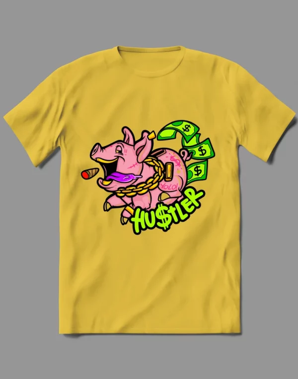 PIGGY BANK OG HUSTLER GET BAGS ARTWORK PARODY QUALITY Shirt *MANY OPTIONS*