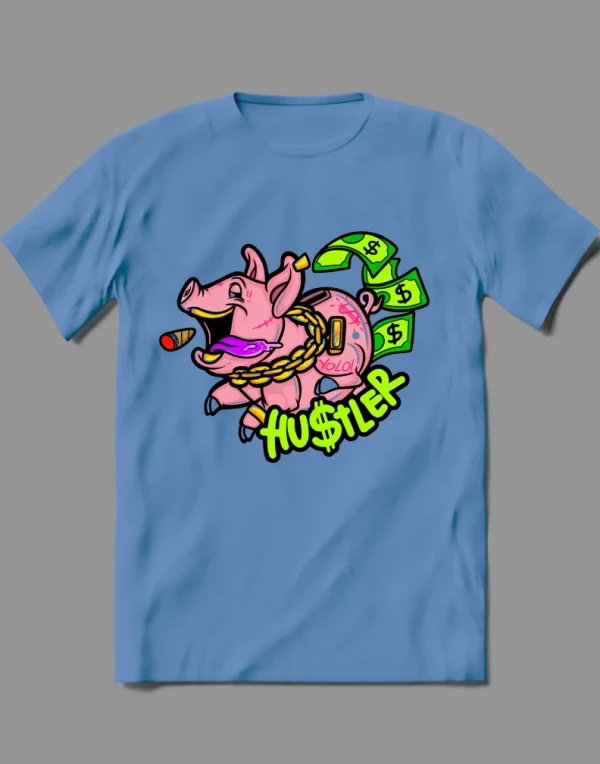 PIGGY BANK OG HUSTLER GET BAGS ARTWORK PARODY QUALITY Shirt *MANY OPTIONS*