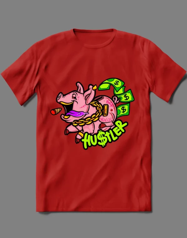 PIGGY BANK OG HUSTLER GET BAGS ARTWORK PARODY QUALITY Shirt *MANY OPTIONS*