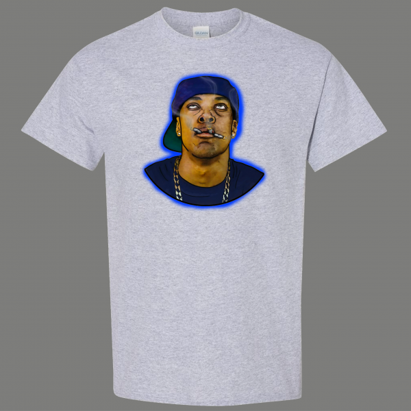 SMOKEY 3 BLUNTS CARTOON ART SHIRT