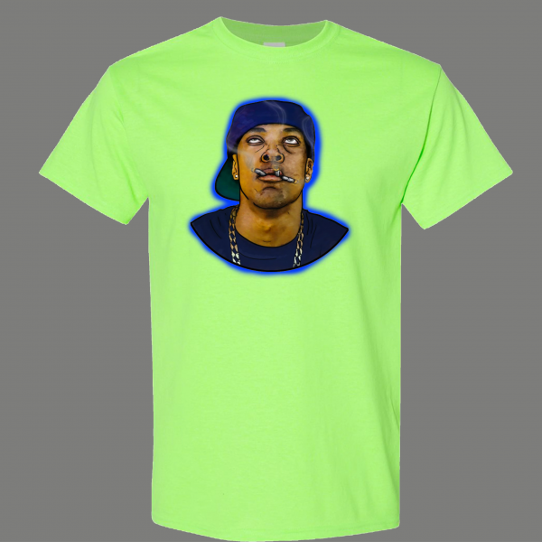 SMOKEY 3 BLUNTS CARTOON ART SHIRT