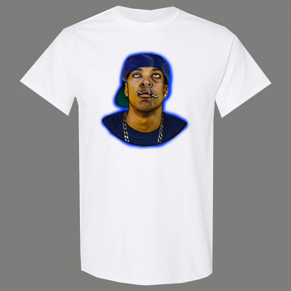SMOKEY 3 BLUNTS CARTOON ART SHIRT