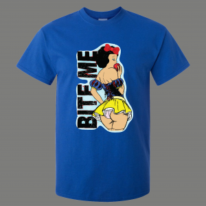 ADULT RATED SEXY SNOW WHITE BITE ME Shirt *FREE SHIPPING*