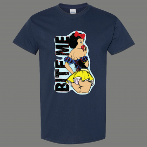 ADULT RATED SEXY SNOW WHITE BITE ME Shirt *FREE SHIPPING*