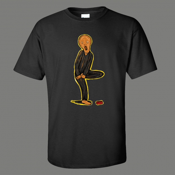 STARRY NIGHT SCREAMING STEP ON LEGO FUNNY PARODY SHIRT