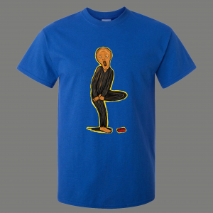 STARRY NIGHT SCREAMING STEP ON LEGO FUNNY PARODY SHIRT