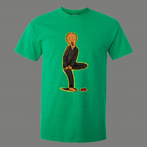 STARRY NIGHT SCREAMING STEP ON LEGO FUNNY PARODY SHIRT