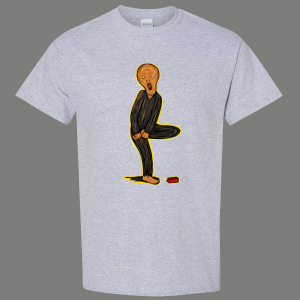 STARRY NIGHT SCREAMING STEP ON LEGO FUNNY PARODY SHIRT