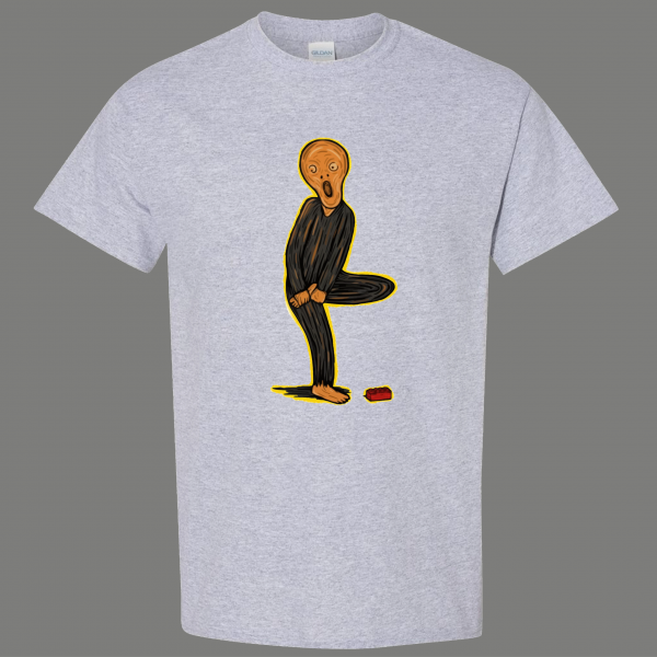 STARRY NIGHT SCREAMING STEP ON LEGO FUNNY PARODY SHIRT