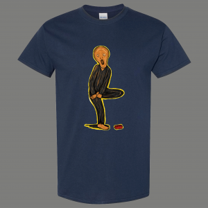 STARRY NIGHT SCREAMING STEP ON LEGO FUNNY PARODY SHIRT