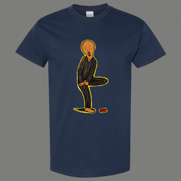 STARRY NIGHT SCREAMING STEP ON LEGO FUNNY PARODY SHIRT