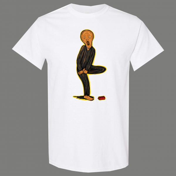 STARRY NIGHT SCREAMING STEP ON LEGO FUNNY PARODY SHIRT