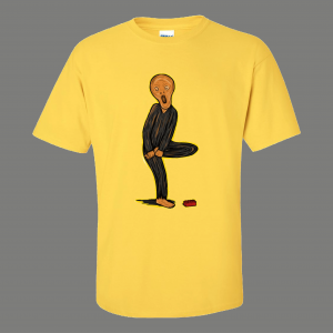 STARRY NIGHT SCREAMING STEP ON LEGO FUNNY PARODY SHIRT