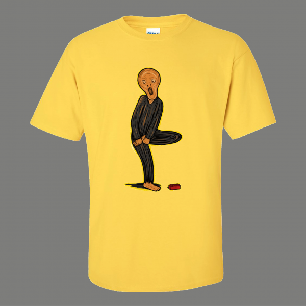 STARRY NIGHT SCREAMING STEP ON LEGO FUNNY PARODY SHIRT