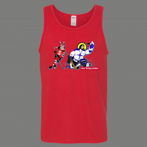 NOT TODAY SATAN JESUS CHRIST BLOCKS DEVIL HOCKEY HIGH QUALITY MEN'S TANK TOP