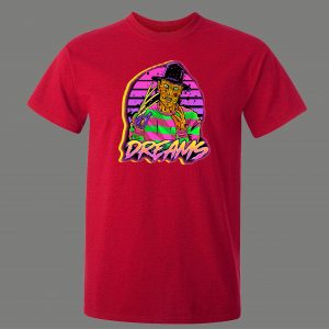DREAMS NIGHTMARE HORROR ELM ST CARTOON ART PARODY QUALITY Shirt