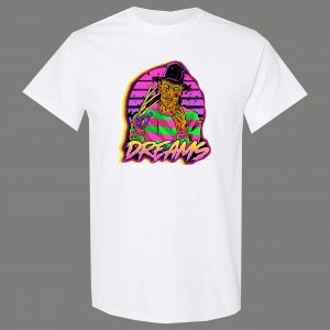 DREAMS NIGHTMARE HORROR ELM ST CARTOON ART PARODY QUALITY Shirt