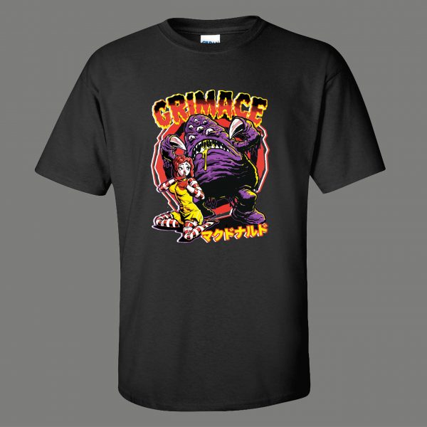 GRIMACE FAST FOOD HORROR ART PARODY QUALITY Shirt *MANY OPTIONS*