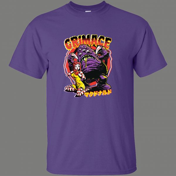 GRIMACE FAST FOOD HORROR ART PARODY QUALITY Shirt *MANY OPTIONS*