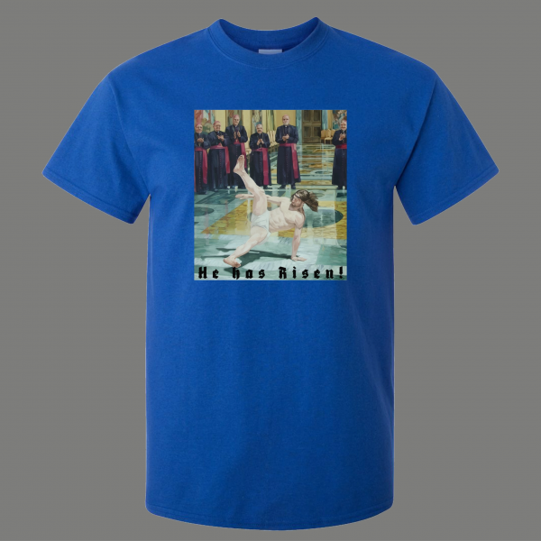 JESUS HAS RISEN RESURRECTION EASTER BREAK DANCE HIPHOP PARODY HUMOR SHIRT*