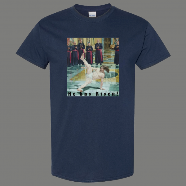 JESUS HAS RISEN RESURRECTION EASTER BREAK DANCE HIPHOP PARODY HUMOR SHIRT*