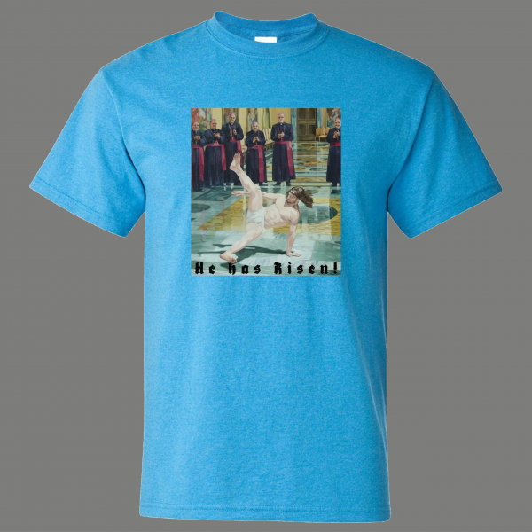 JESUS HAS RISEN RESURRECTION EASTER BREAK DANCE HIPHOP PARODY HUMOR SHIRT*
