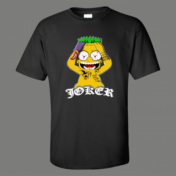 JOKER COMIC BART PARODY RARE ARTWORK Mens Shirt *MANY OPTIONS*