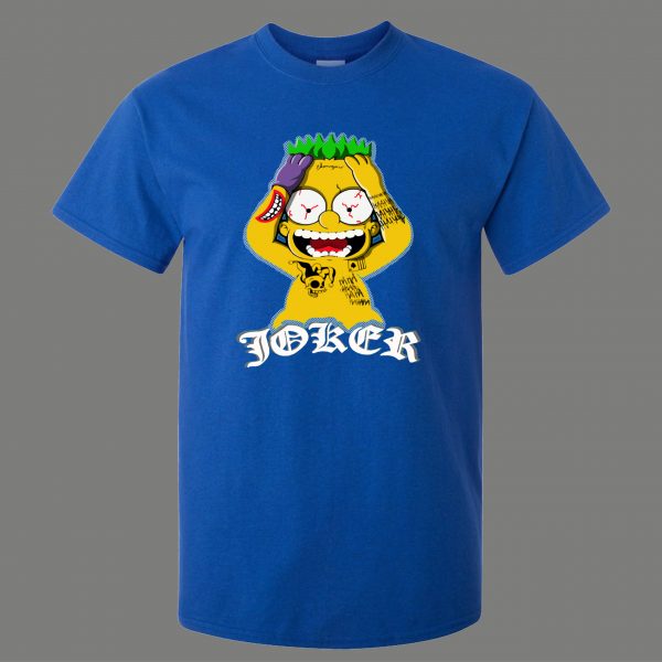 JOKER COMIC BART PARODY RARE ARTWORK Mens Shirt *MANY OPTIONS*