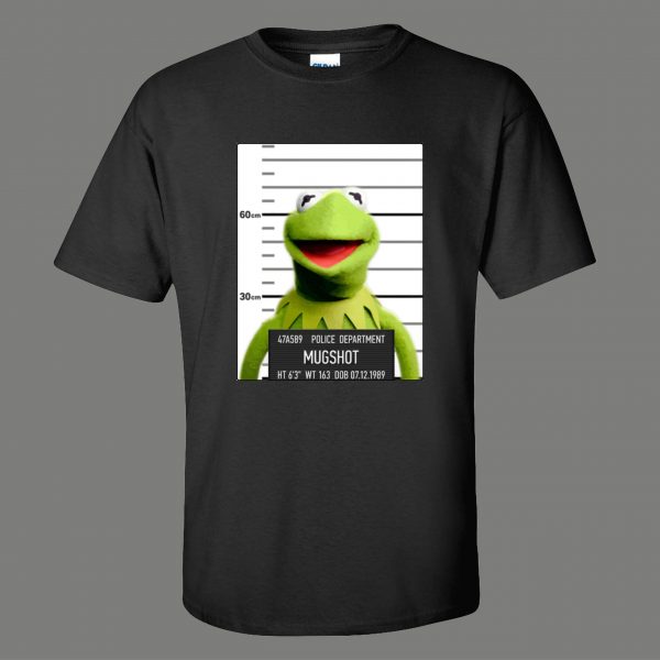 KERMIT THE FROG MUGSHOT PUPPET PARODY QUALITY Shirt