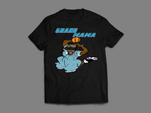 GRANDMAMA BASKETBALL PARODY SHIRT