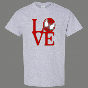 SPIDER COMIC CARTOON LOVE ART DESIGN CARTOON QUALITY SHIRT