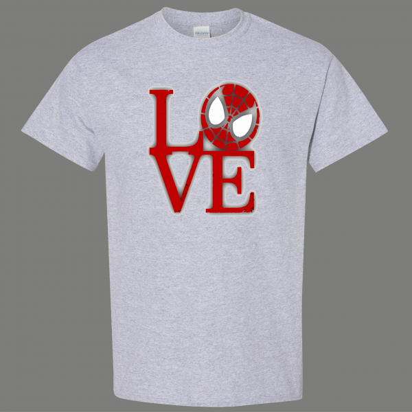 SPIDER COMIC CARTOON LOVE ART DESIGN CARTOON QUALITY SHIRT