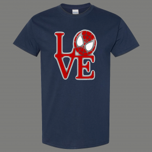 SPIDER COMIC CARTOON LOVE ART DESIGN CARTOON QUALITY SHIRT