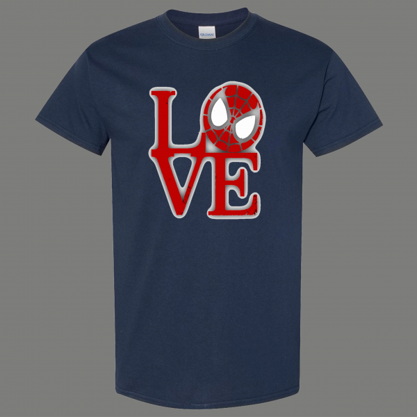 SPIDER COMIC CARTOON LOVE ART DESIGN CARTOON QUALITY SHIRT