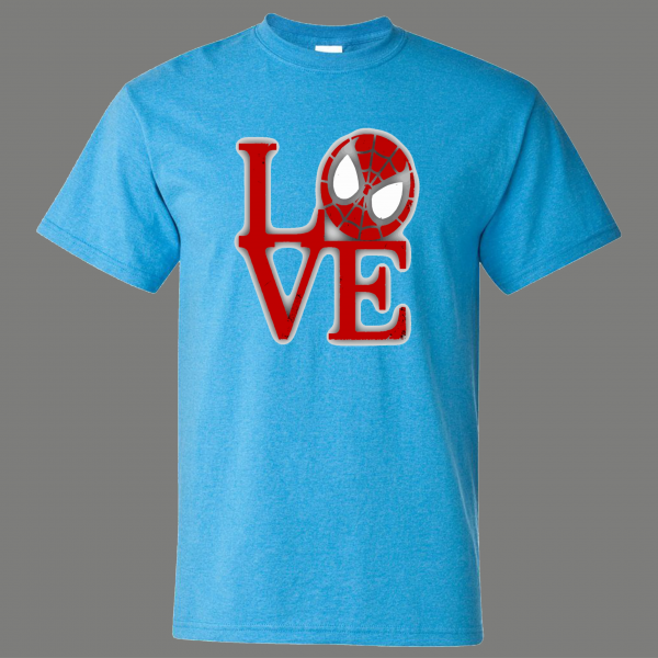 SPIDER COMIC CARTOON LOVE ART DESIGN CARTOON QUALITY SHIRT