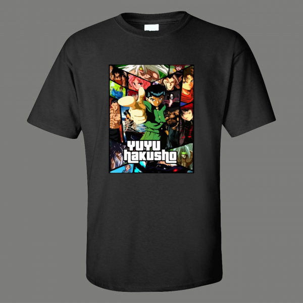 YUYU HAKUSHO ANIME CARTOON ART DESIGN CARTOON QUALITY SHIRT *FREE SHIPPING
