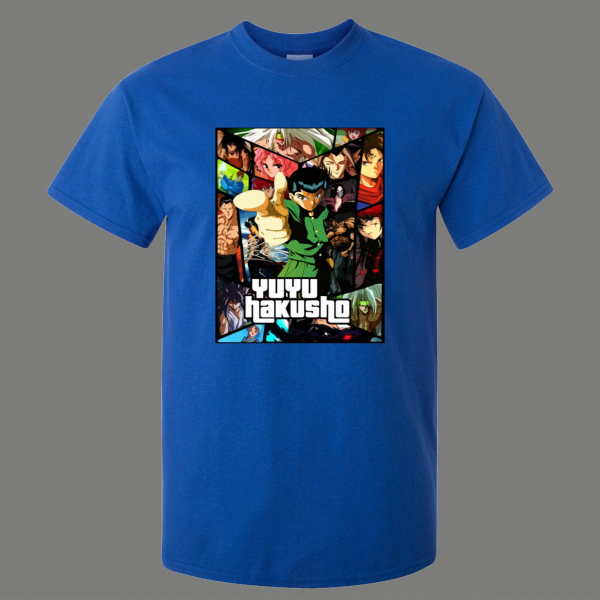 YUYU HAKUSHO ANIME CARTOON ART DESIGN CARTOON QUALITY SHIRT *FREE SHIPPING
