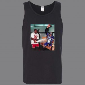 GOATS HOF MJ AIR & MAMBA KB CHAMPAGNE SHOWERS FINALS QUALITY TANK TOP