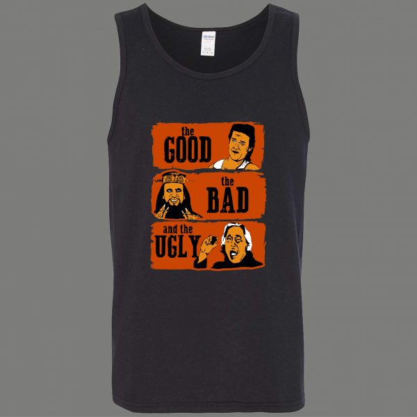 GOOD BAD AND UGLY LITTLE CHINA MOVIE CARTOON ART PARODY QUALITY TANK TOP