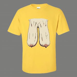 SAGGY GRANNY TEETS CARTOON FUNNY OLDSKOOL QUALITY SHIRT
