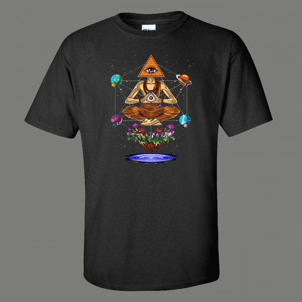 ILLUMINATI TRIPPIN PSYCHODELICS SHROOMS SHIRT* MANY COLORS FREE SHIPPING