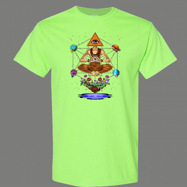 ILLUMINATI TRIPPIN PSYCHODELICS SHROOMS SHIRT* MANY COLORS FREE SHIPPING