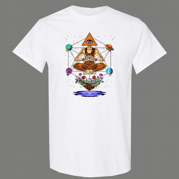 ILLUMINATI TRIPPIN PSYCHODELICS SHROOMS SHIRT* MANY COLORS FREE SHIPPING