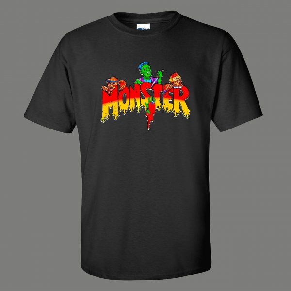 MONSTER CARTOONS VIDEO GAME 16 BIT FRANKENSTEIN SHIRT* MANY COLORS