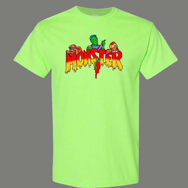 MONSTER CARTOONS VIDEO GAME 16 BIT FRANKENSTEIN SHIRT* MANY COLORS