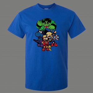COMIC HERO GAMER MARIO 80S CARTOONS FUNNY SHIRT* MANY COLORS