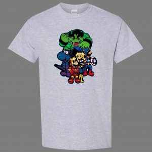 COMIC HERO GAMER MARIO 80S CARTOONS FUNNY SHIRT* MANY COLORS