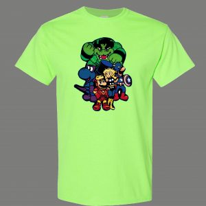 MARIO KOOPA COMICBOOK MASHUP PARODY CARTOONS FUNNY SHIRT* MANY COLORS